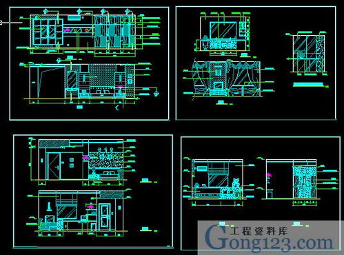 精品家装 高文安 成都远大林语城a1户型施工图附效果图下载 8.88m,rar格式 装修工程